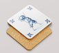 Onderzetter 38-007 - Katten Delfs blauw