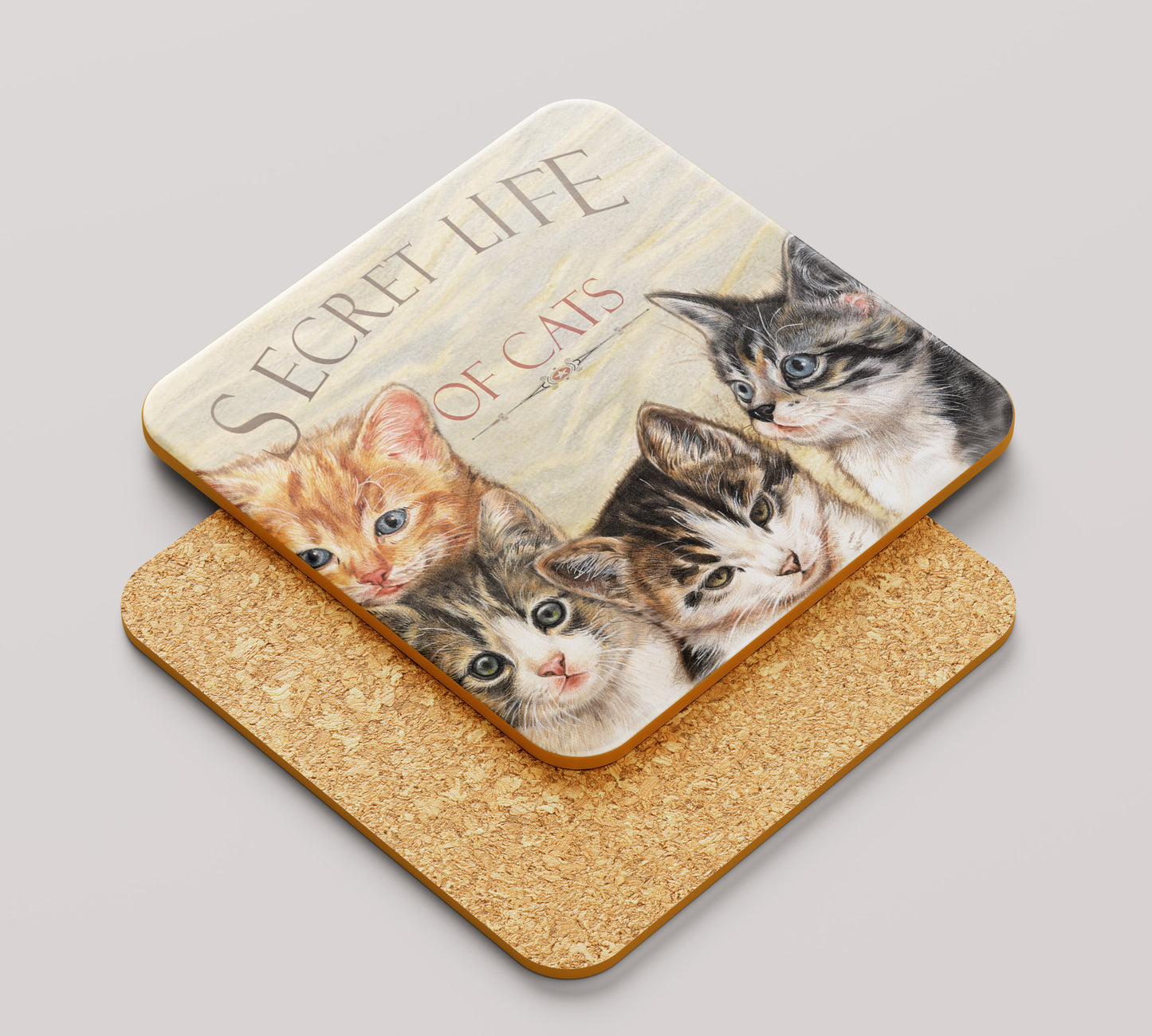 Onderzetter 38-012 - Secret Life of Cats 4