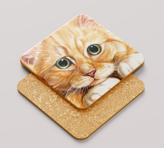 Onderzetter 38-027 - Kattenkop 3