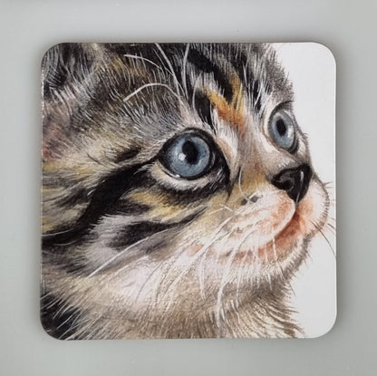 Onderzetter 38-028 - Kattenkop 4