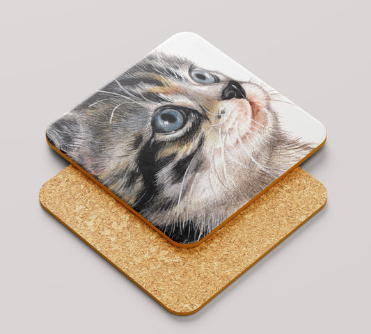 Onderzetter 38-028 - Kattenkop 4
