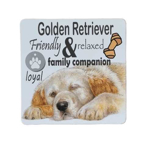 Onderzetter - 38-034 Golden Retriever