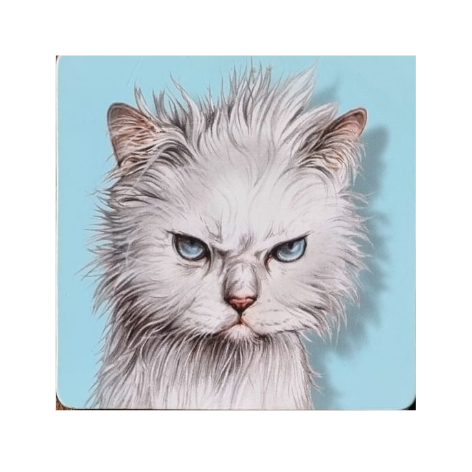 Onderzetter - 38-040 Witte Kat