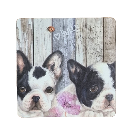 Onderzetter - 38-043 Franse Bulldogs