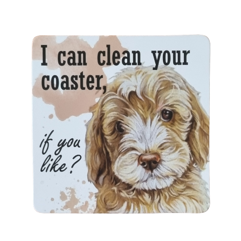 Onderzetter - 38-064 Labradoodle - I can clean your coaster