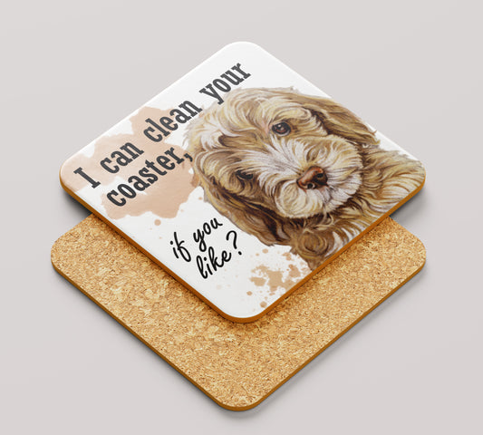 Onderzetter - 38-064 Labradoodle - I can clean your coaster