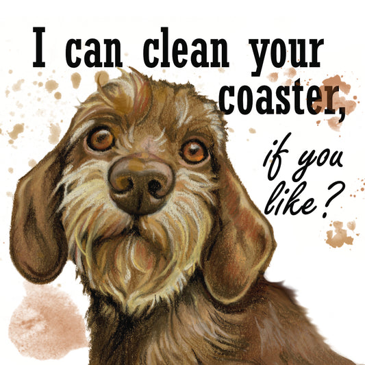 Onderzetter - 38-066 Teckel - I can clean your coaster