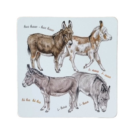 Onderzetter - 38-072 Ezel collage