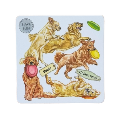 Onderzetter - 38-077 Golden Retriever collage