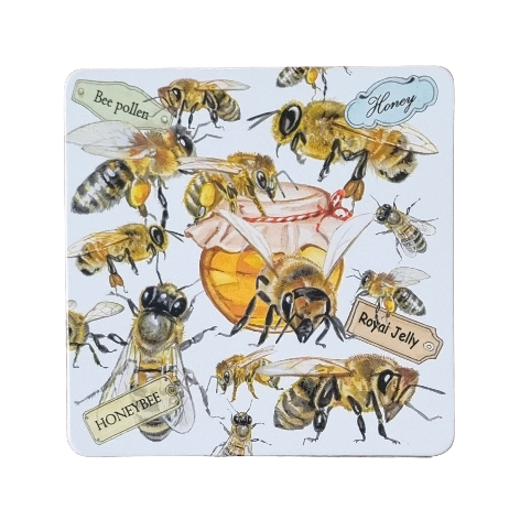 Onderzetter - 38-081 Hommels en Bijen collage