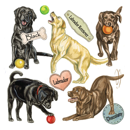 Onderzetter - 38-085 Labrador collage