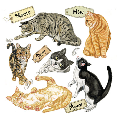 Onderzetter - 38-087 Katten collage