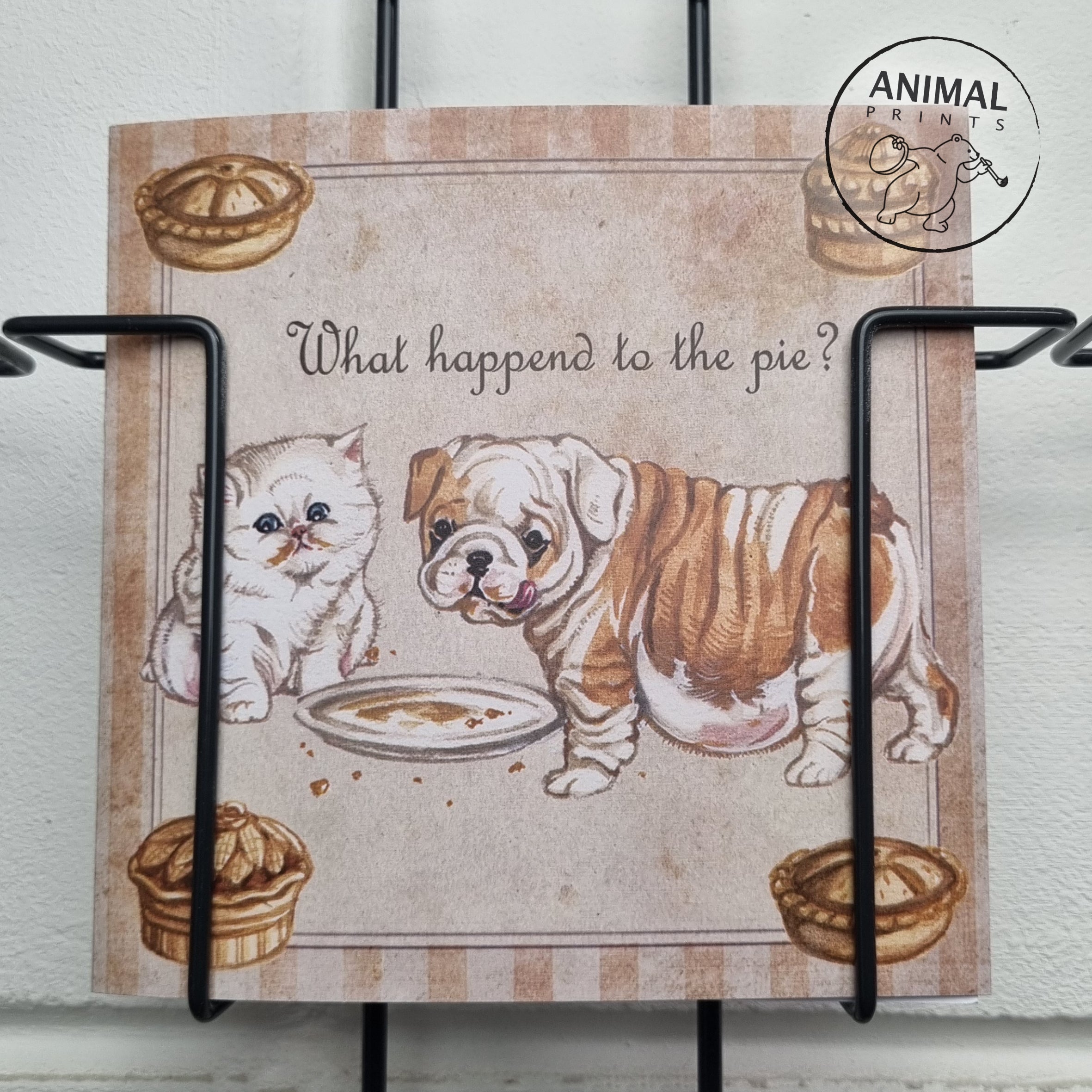 Vierkante kaart - What happened to the pie