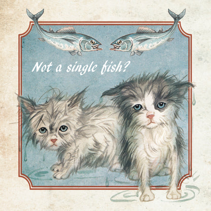 Vierkante kaart - Not a single Fish