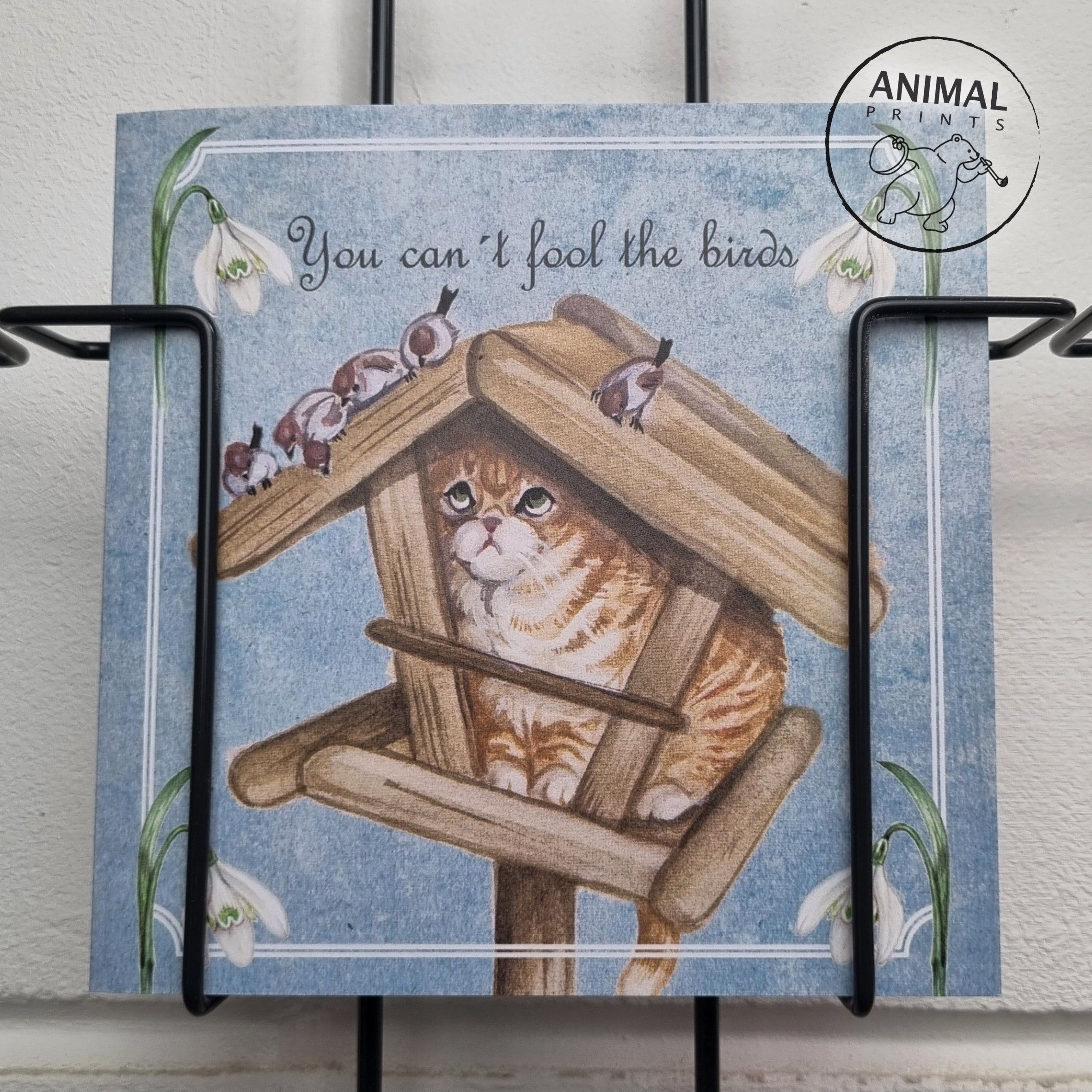 Vierkante kaart - You can't fool the birds