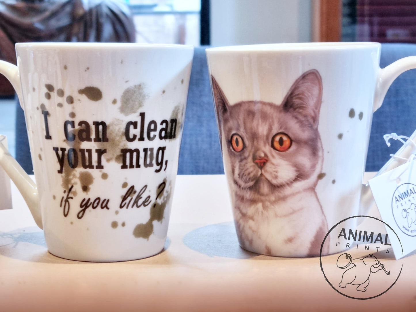 Mok "I can clean up your Mug" - Cat 2 - New collection