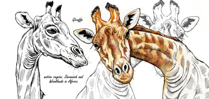 Tassenserie Wildtiere – Giraffe