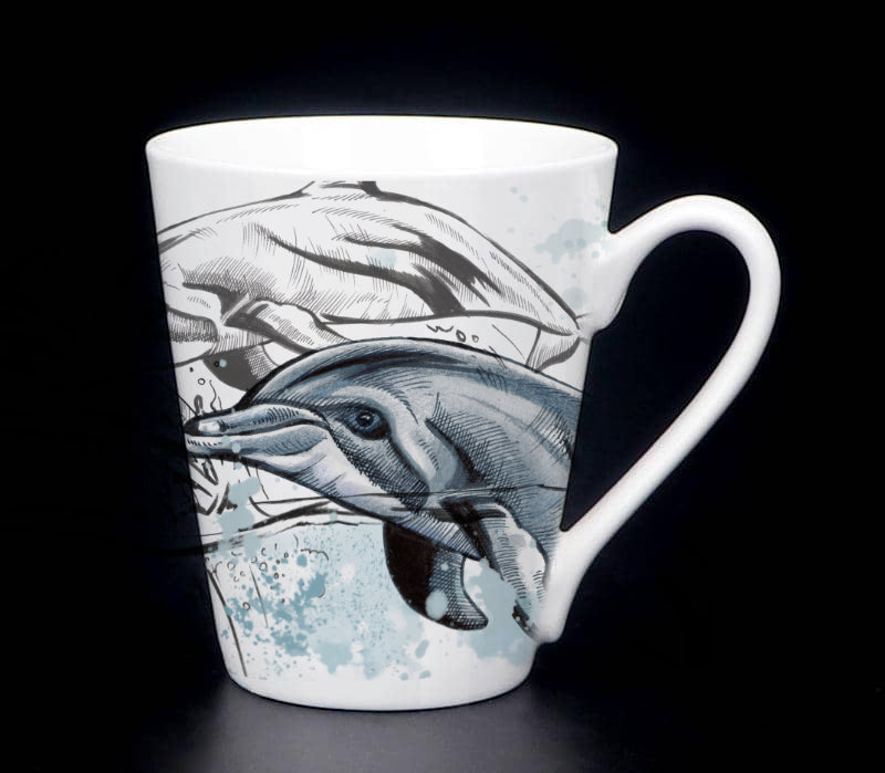 Tassenserie Wildtiere – Delfin