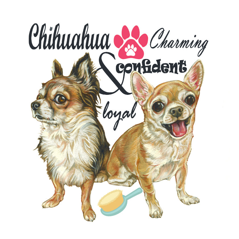 Koelkastmagneet - Chihuahua met tekst