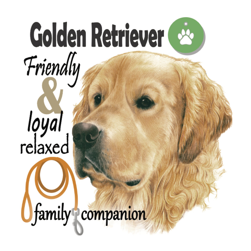 Koelkastmagneet - Golden Retriever