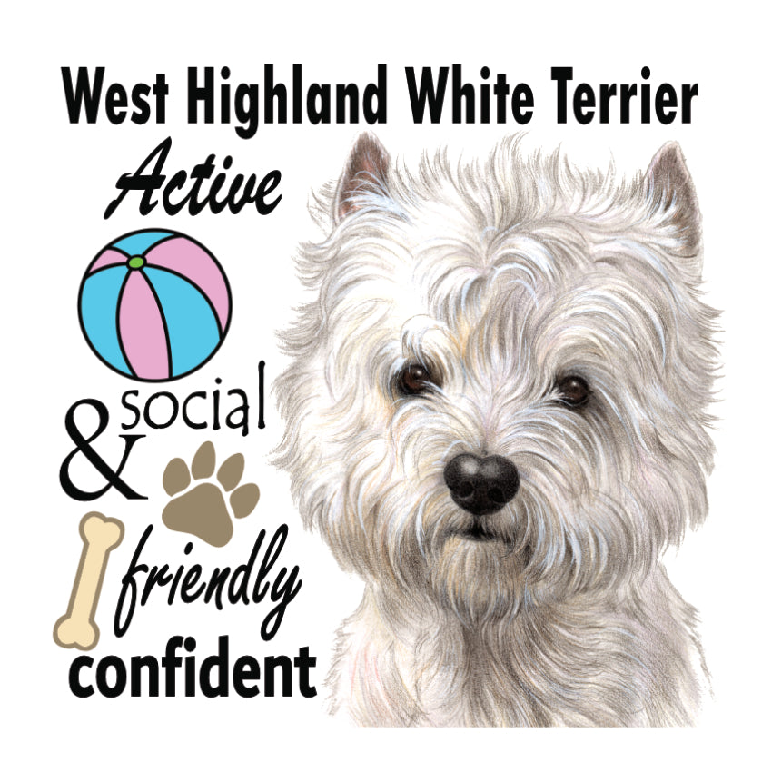 Koelkastmagneet - West Highland White Terrier
