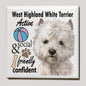 Koelkastmagneet - West Highland White Terrier