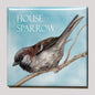 Koelkastmagneet - Huismus / House Sparrow
