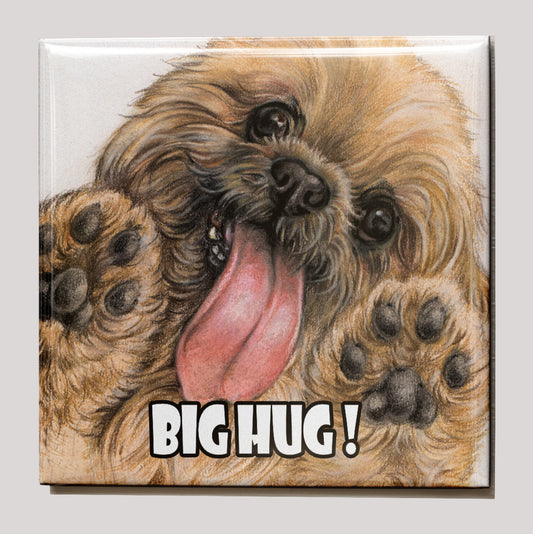 Koelkastmagneet - Hond - Big Hug