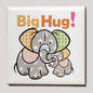 Koelkastmagneet - Olifant -Big Hug Elephant