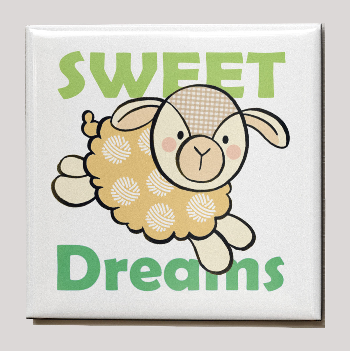 Koelkastmagneet - Schaap -Sweet Dreams