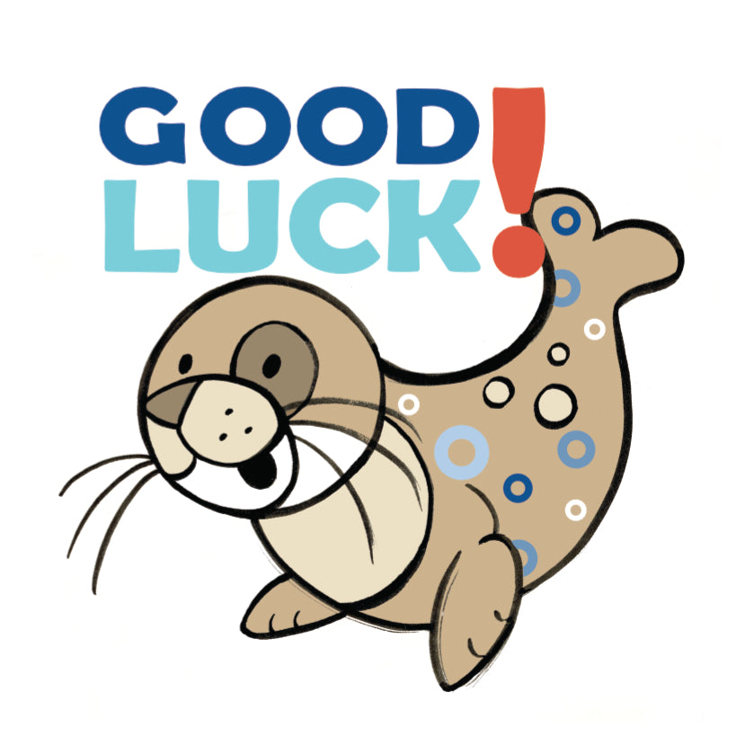Koelkastmagneet - Zeehond - Good Luck Seal