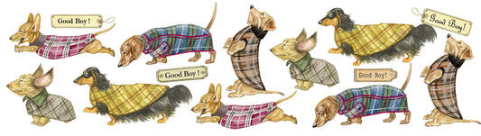 Mokken met collage - Teckel - design 2