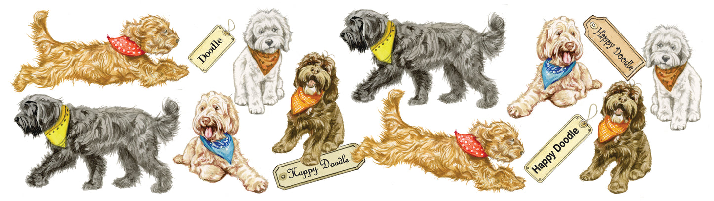 Tassen mit Collage – Labradoodle – Design 1