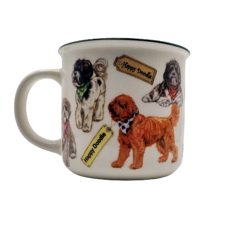 Mokken met collage - Labradoodle - design 2