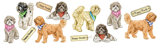 Mokken met collage - Labradoodle