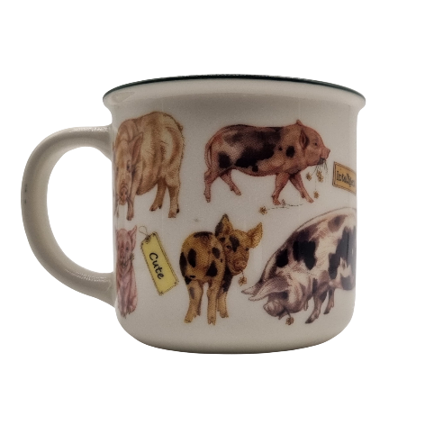 Mokken met collage - Varken