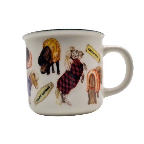 Mokken met collage - Shetlanders