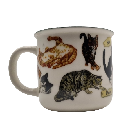 Mokken met collage - Katten - design 1