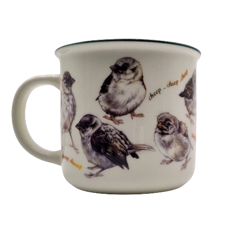 Mokken met collage - Huismussen