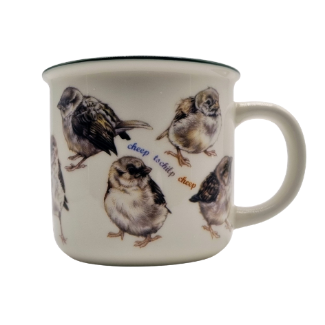 Mokken met collage - Huismussen