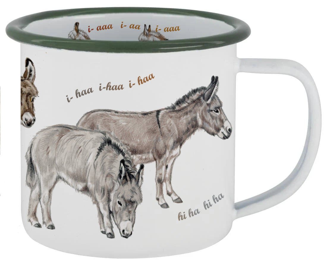 Mokken met collage - Ezel