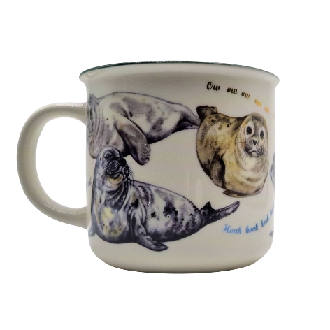 Mokken met collage - Zeehond