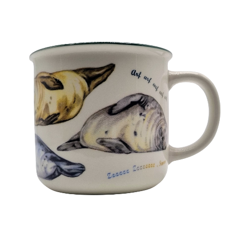 Mokken met collage - Zeehond