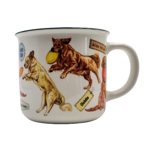 Mokken met collage - Golden Retriever