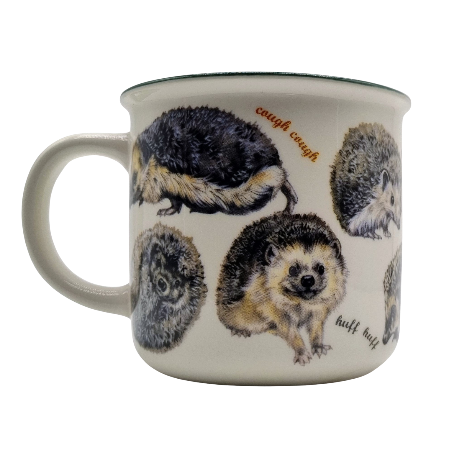 Mokken met collage - Egels