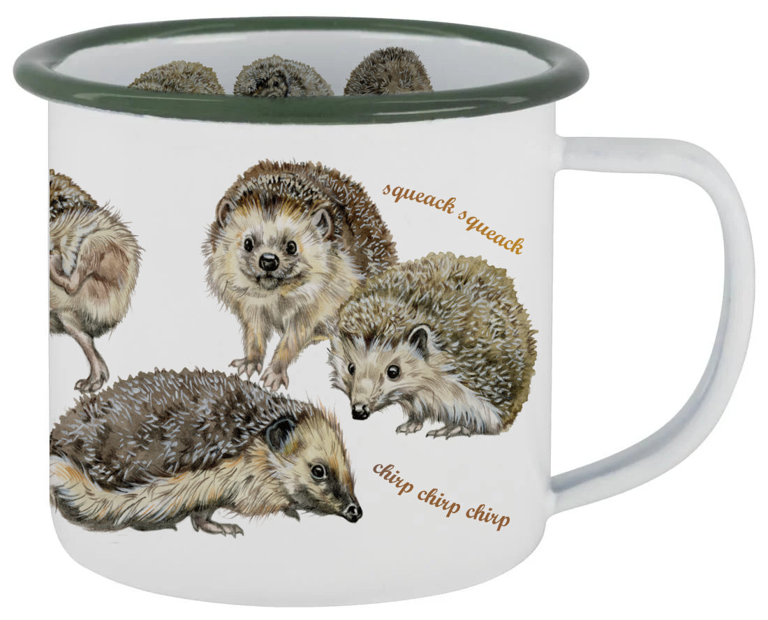 Mokken met collage - Egels