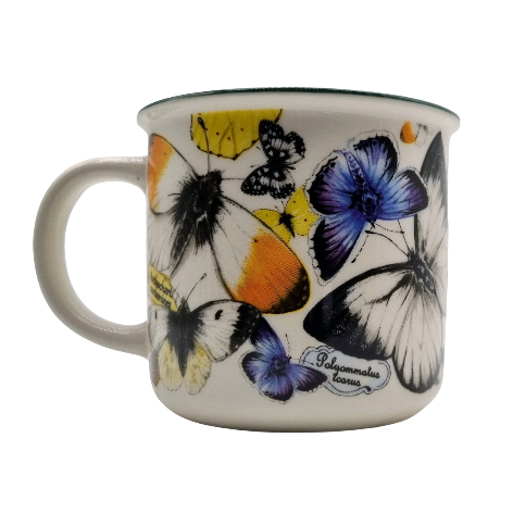 Mokken met collage - Vlinders