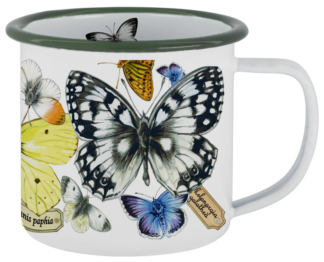 Mokken met collage - Vlinders