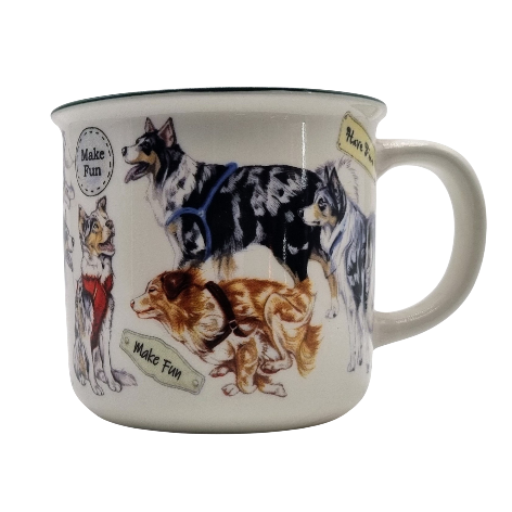 Mokken met collage - Australian Shepherd