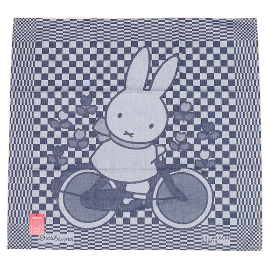 Dick Bruna – Geschirrtuch – Miffy auf dem Fahrrad*